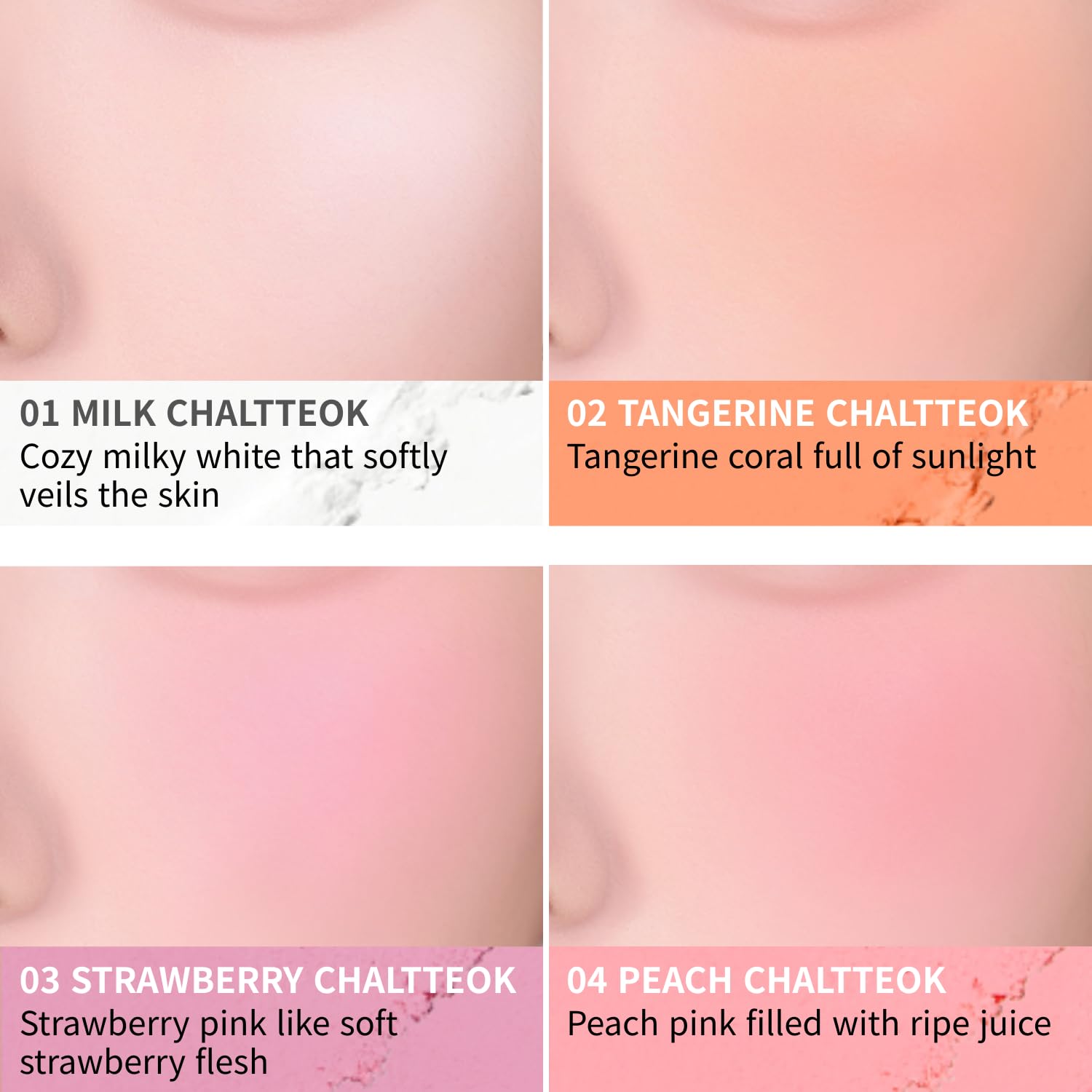 BBIA Chaltteok Blush – Soft Blurring Jelly-Like Powder Texture Lightweight & Buildable Korean Blush Natural Matte Finish Long-Lasting Smooth Pore-Blurring Cheek Color (05 CHESTNUT CHALTTEOK) - Image 2