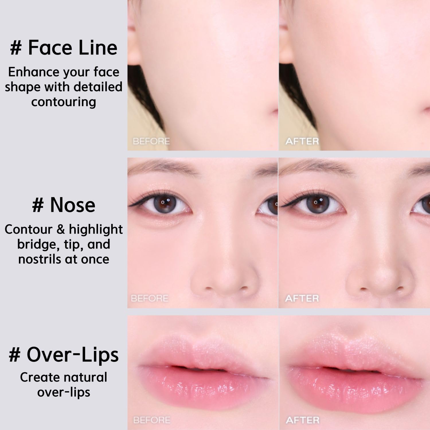 BBIA Contour Stick #02 Cool Detail + EDIT.B Cleansing Pad | Makeup & Clean Skin Duo Bundle - Image 4