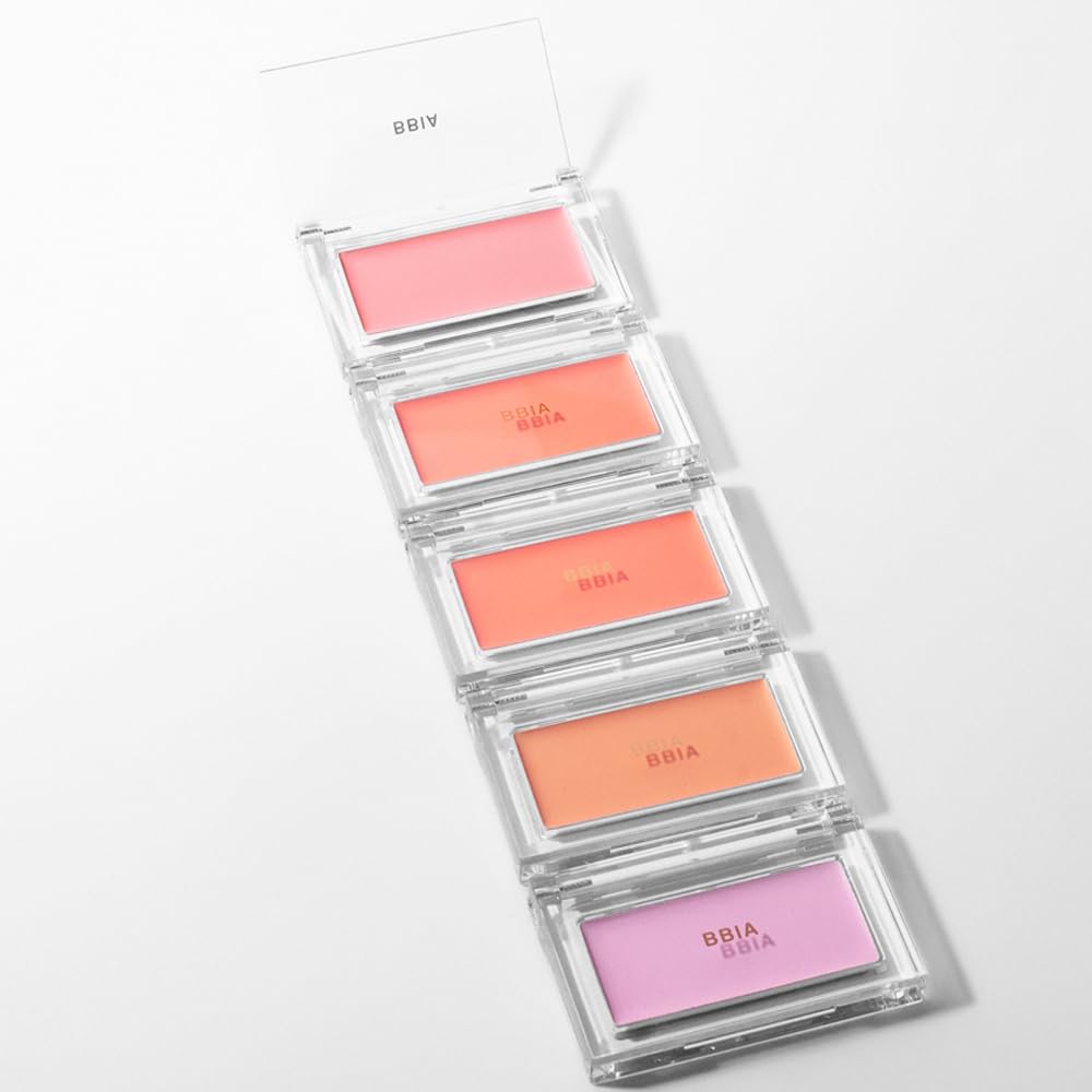 BBIA Ready To Wear Downy Cheek Cream Blush 5 Color (#01~05) BUNDLE SET - Blendable and Lightweight Cheek Makeup, Highly Pigmented with Long Wearing Formula - Image 7