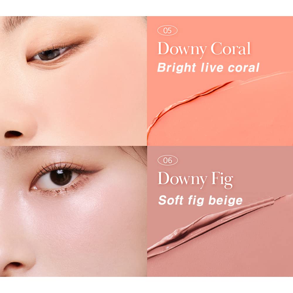 BBIA Ready To Wear Downy Cheek Cream Blush 5 Color (#01~05) BUNDLE SET - Blendable and Lightweight Cheek Makeup, Highly Pigmented with Long Wearing Formula - Image 6
