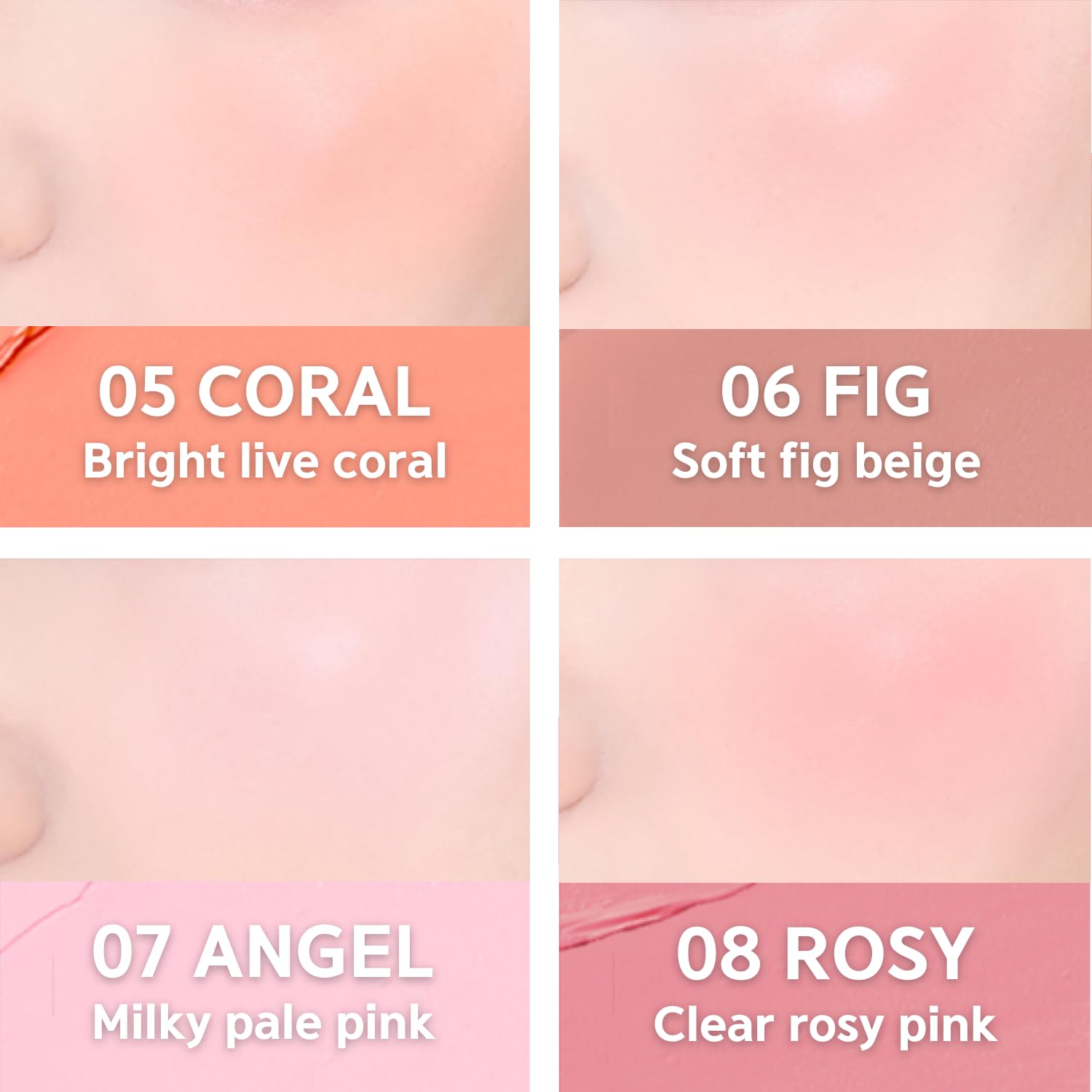 BBIA Ready To Wear Downy Cheek Cream Blush 8 Color - Creamy Blendable & Buildable Blush Dewy Texture & Matte Finish High Pigment Longlasting Lightweight Natural Face Makeup, 0.12oz (06 DOWNY FIG) - Image 4