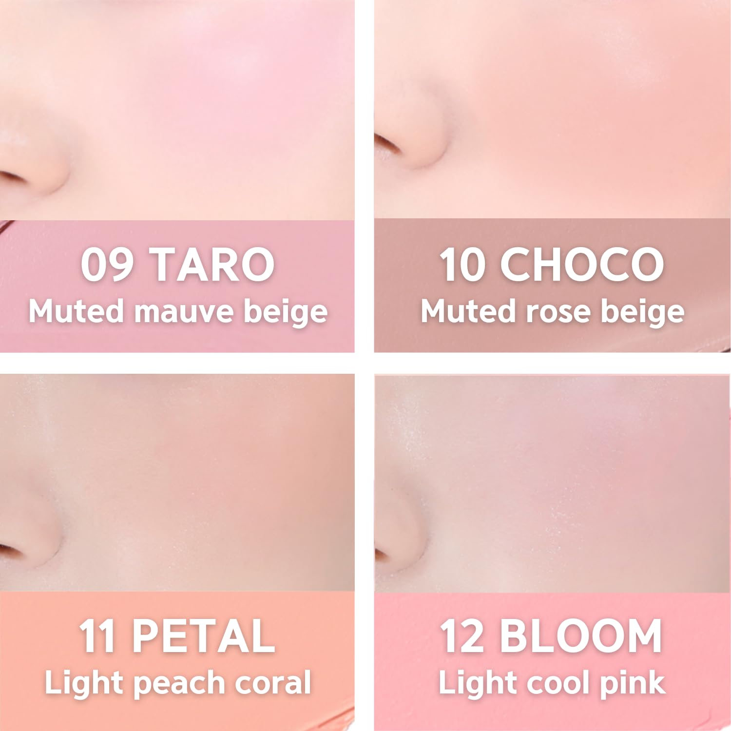 BBIA Ready To Wear Downy Cheek Cream Blush 8 Color - Creamy Blendable & Buildable Blush Dewy Texture & Matte Finish High Pigment Longlasting Lightweight Natural Face Makeup, 0.12oz (06 DOWNY FIG) - Image 5