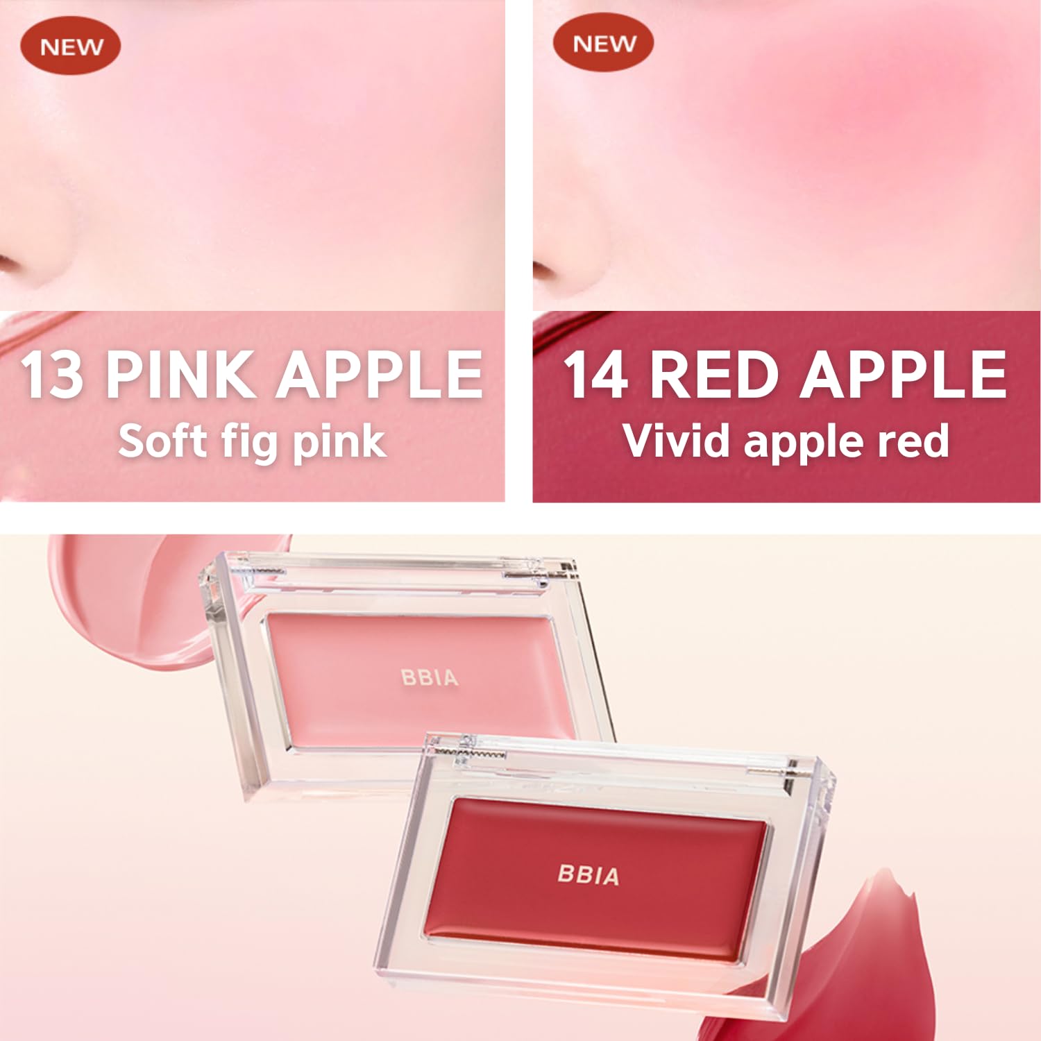 BBIA Ready To Wear Downy Cheek Cream Blush 8 Color - Creamy Blendable & Buildable Blush Dewy Texture & Matte Finish High Pigment Longlasting Lightweight Natural Face Makeup, 0.12oz (06 DOWNY FIG) - Image 6